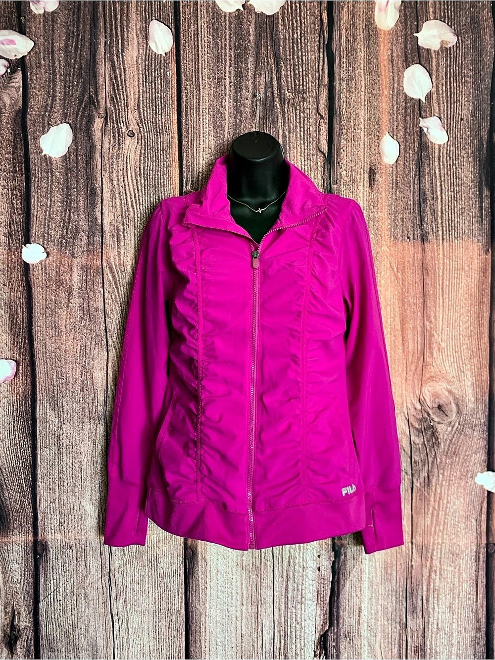 Fila Sport Jacket Pink Size Small Like New